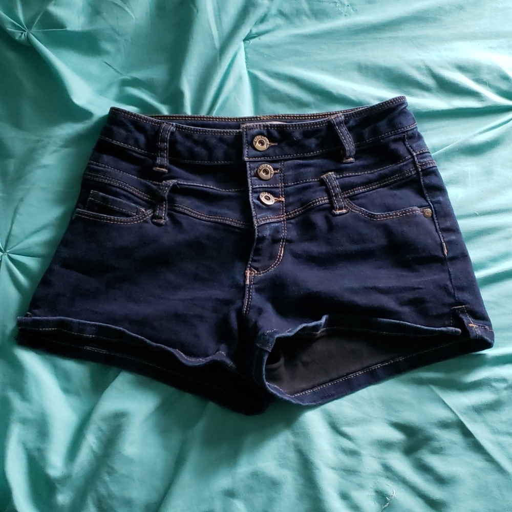 Blue Spice Denim Booty Shorts